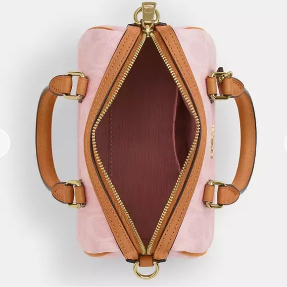 NWT Coach! Mini Rowan Crossbody Bag
In Signature Canvas With Charms🌸💕 - Picture 5 of 10